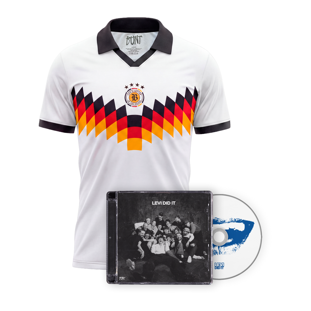 Levi Did It CD + weißes Jersey